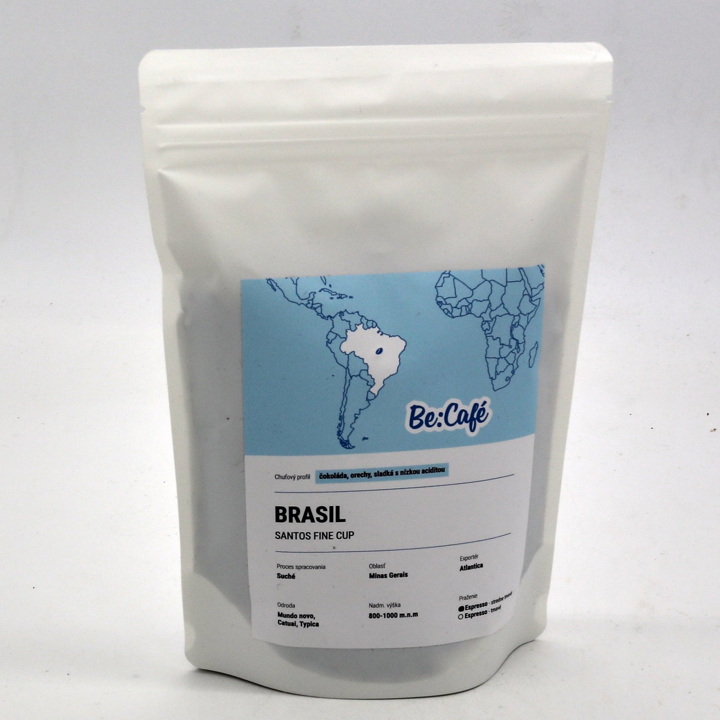 Be:café Brasilia Santos Fine Cup 220g.