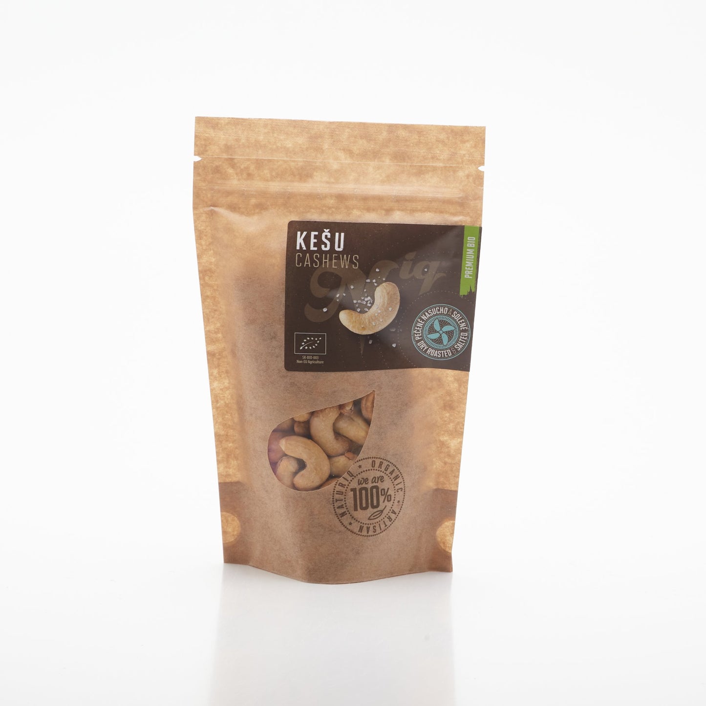 BIO Kešu solené 125g.