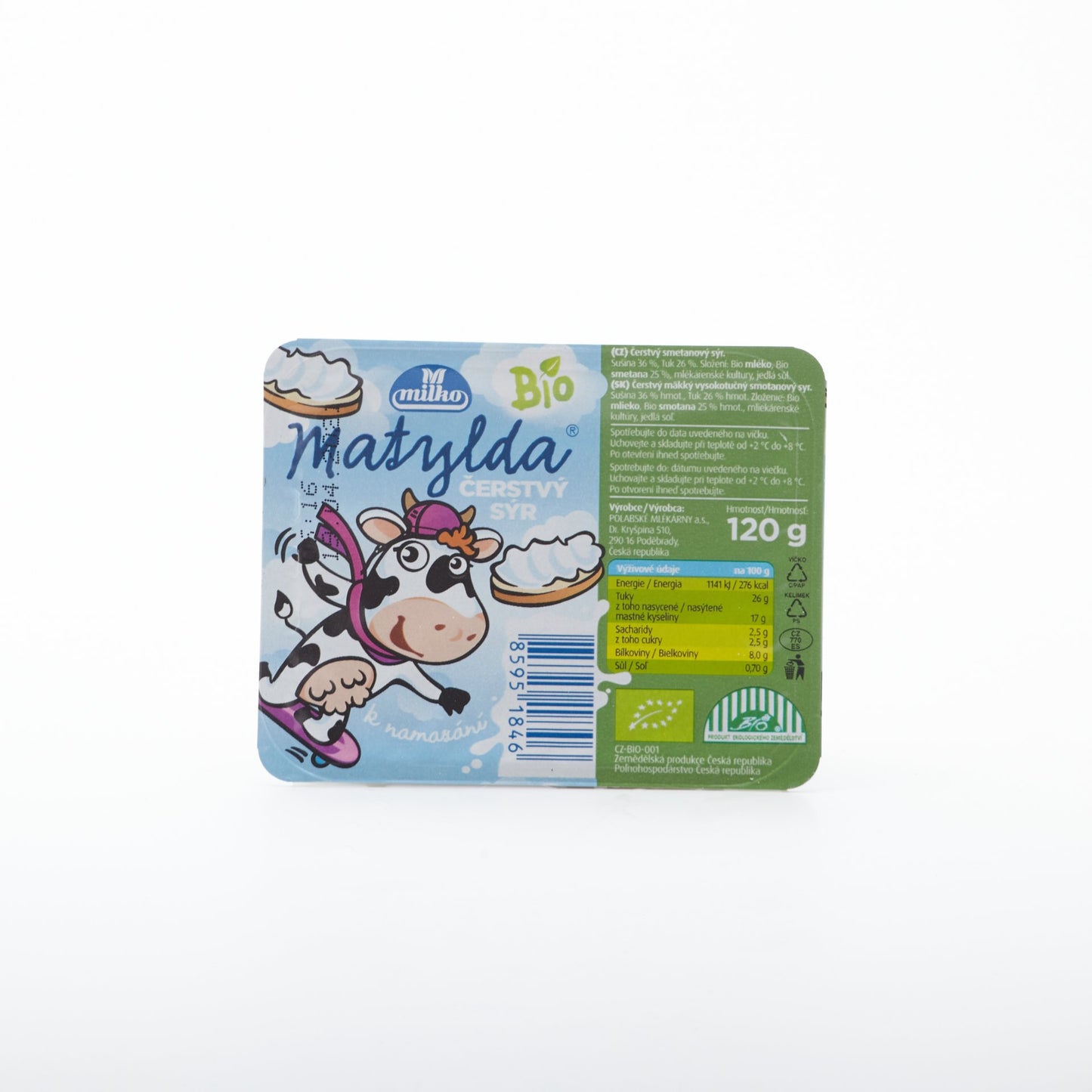 BIO Matylda čerstvý syr 100g.