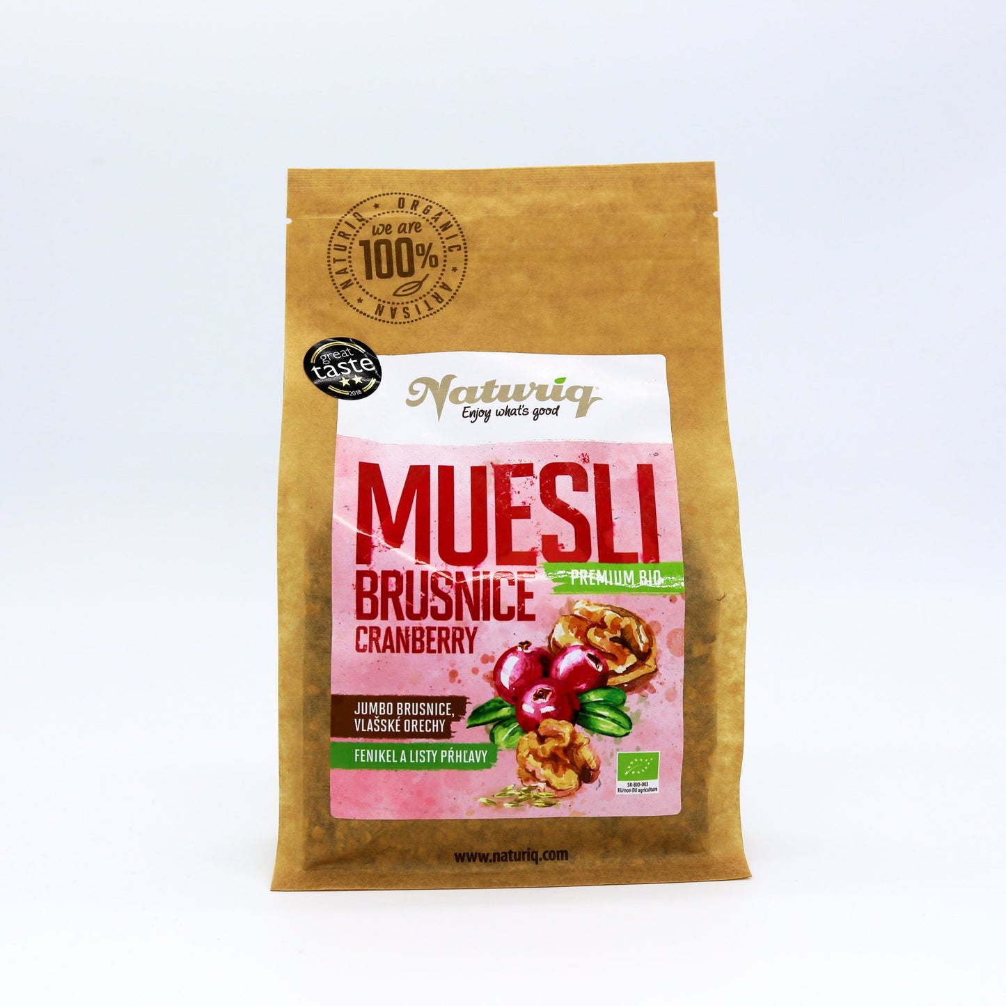 BIO Müsli brusnicové premium 400g.