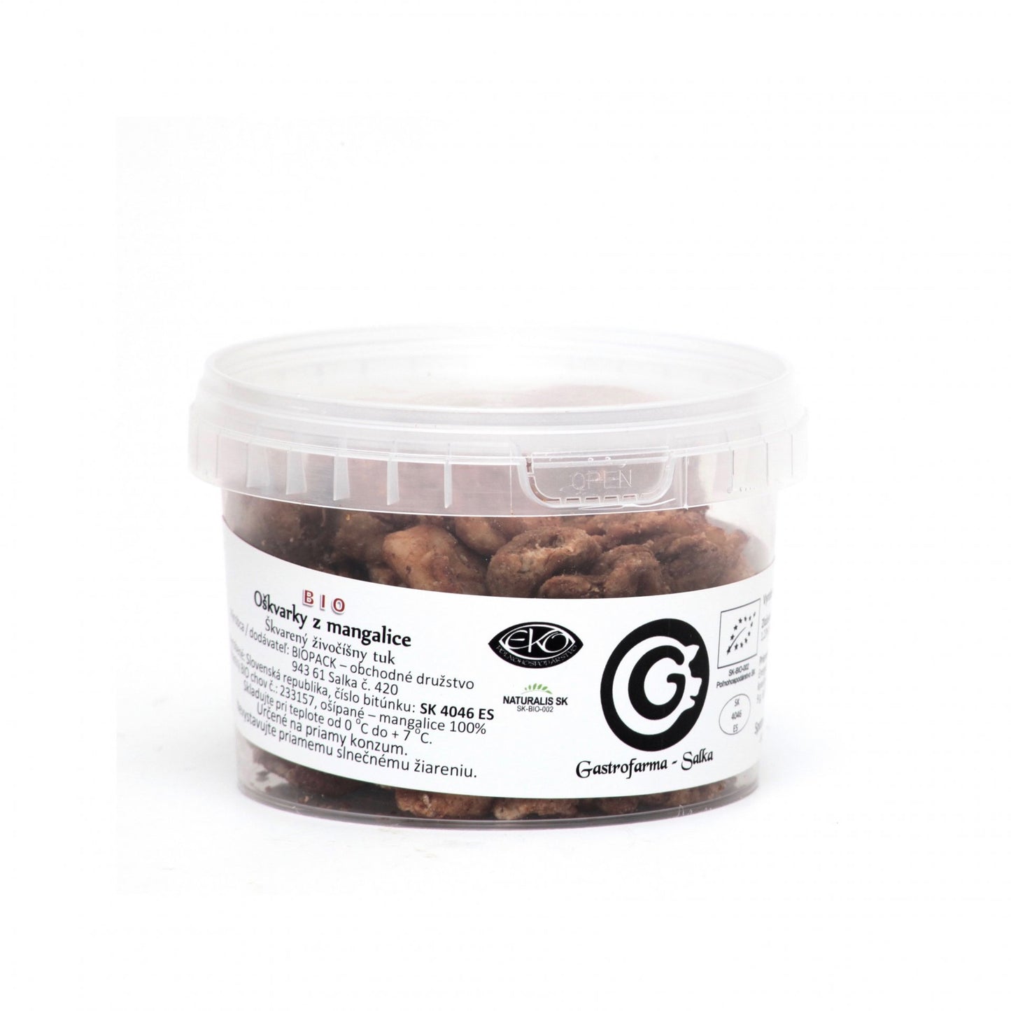 BIO Oškvarky z mangalice 200g.