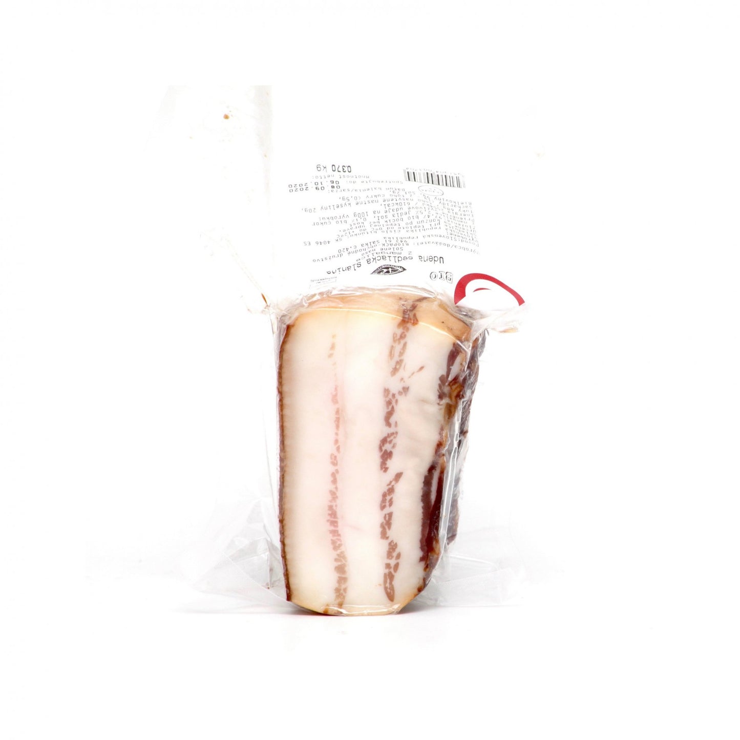 BIO Údená sedliacka slanina z mangalice. 100g
