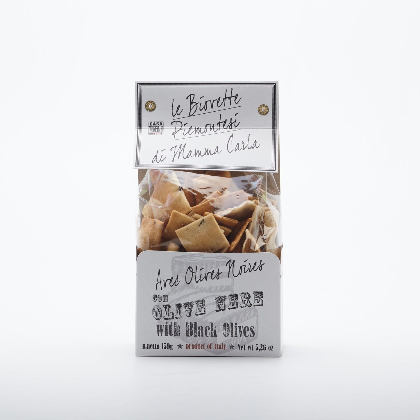 Biovette s čiernymi olivami 150g.