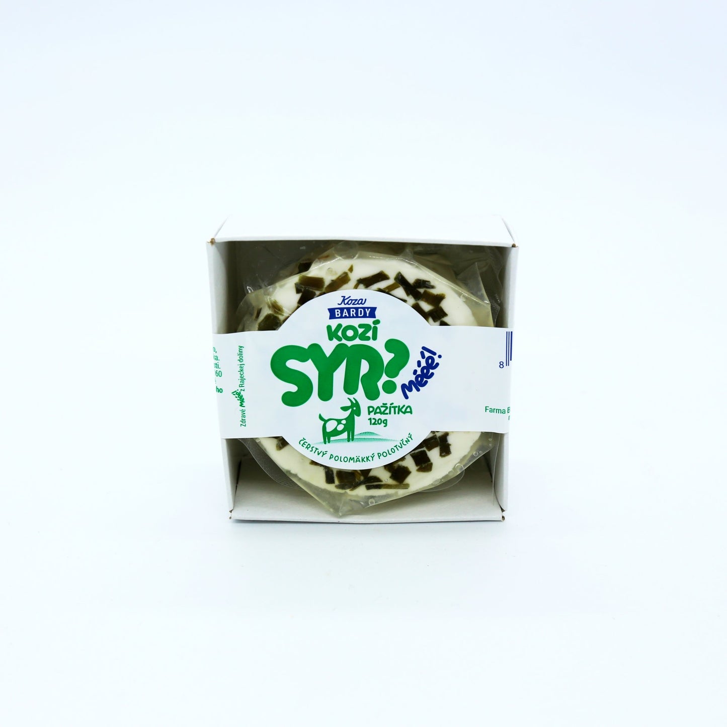 Čerstvý kozí syr pažitka 120g.
