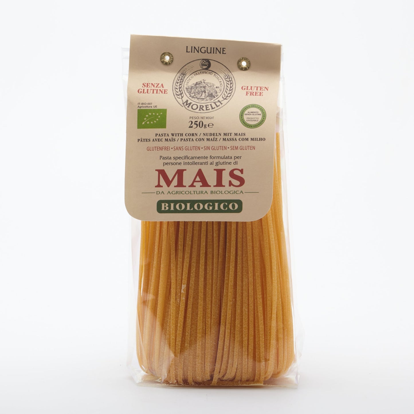 BIO cestoviny mais linguine 250g.
