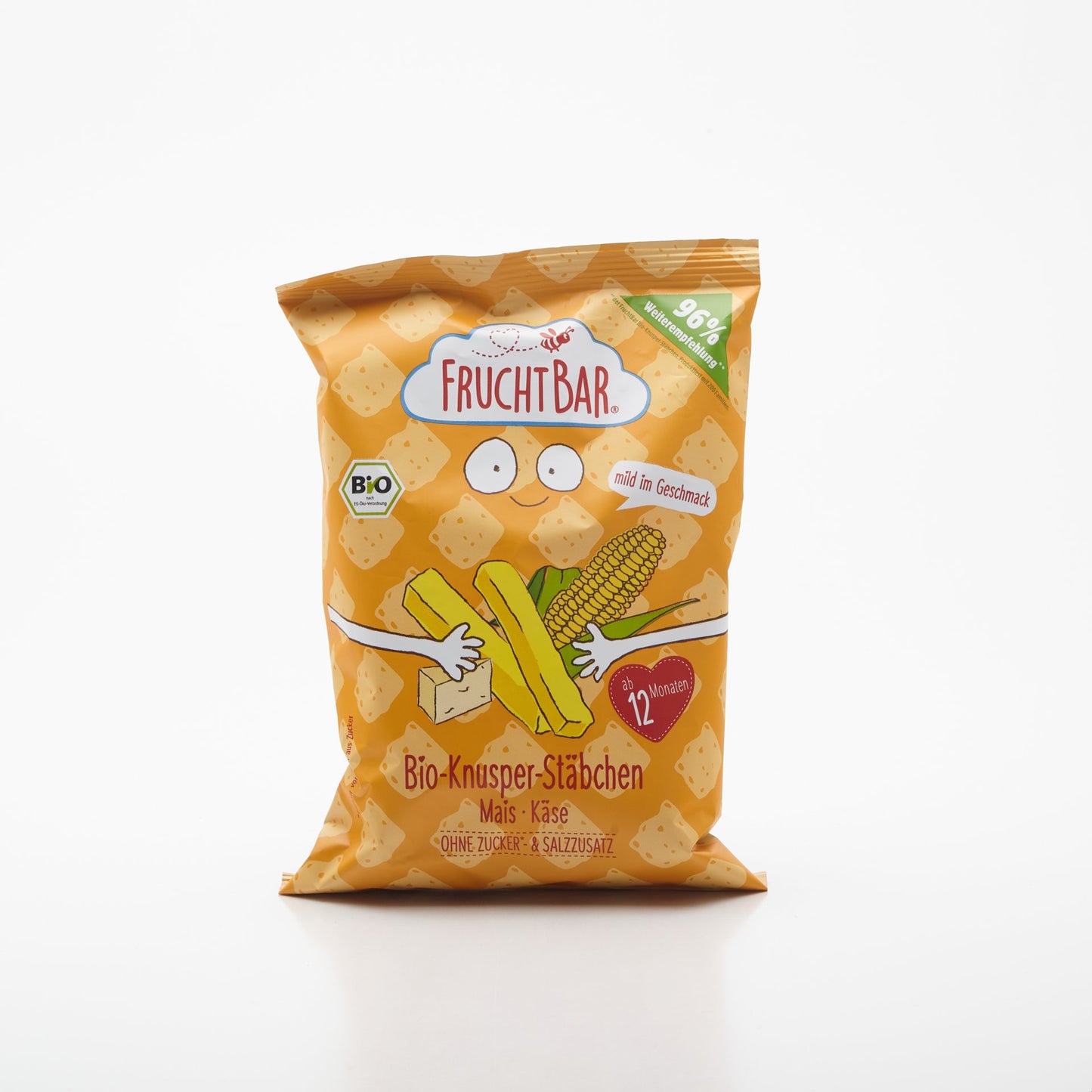 Chrumkavé tyčinky kukurica, syr BIO 30g.