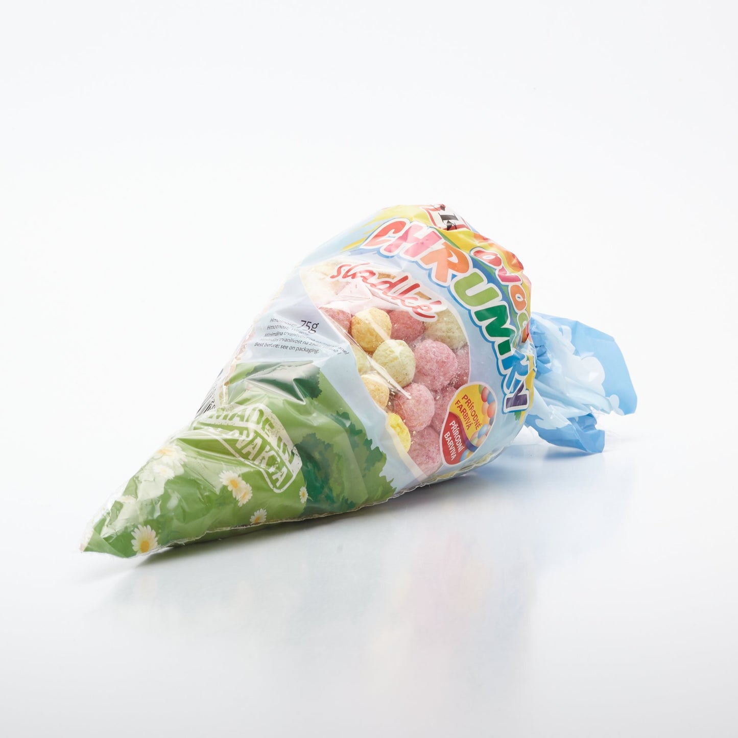 Chrumky s ovocnou príchuťou - kornút 75g.