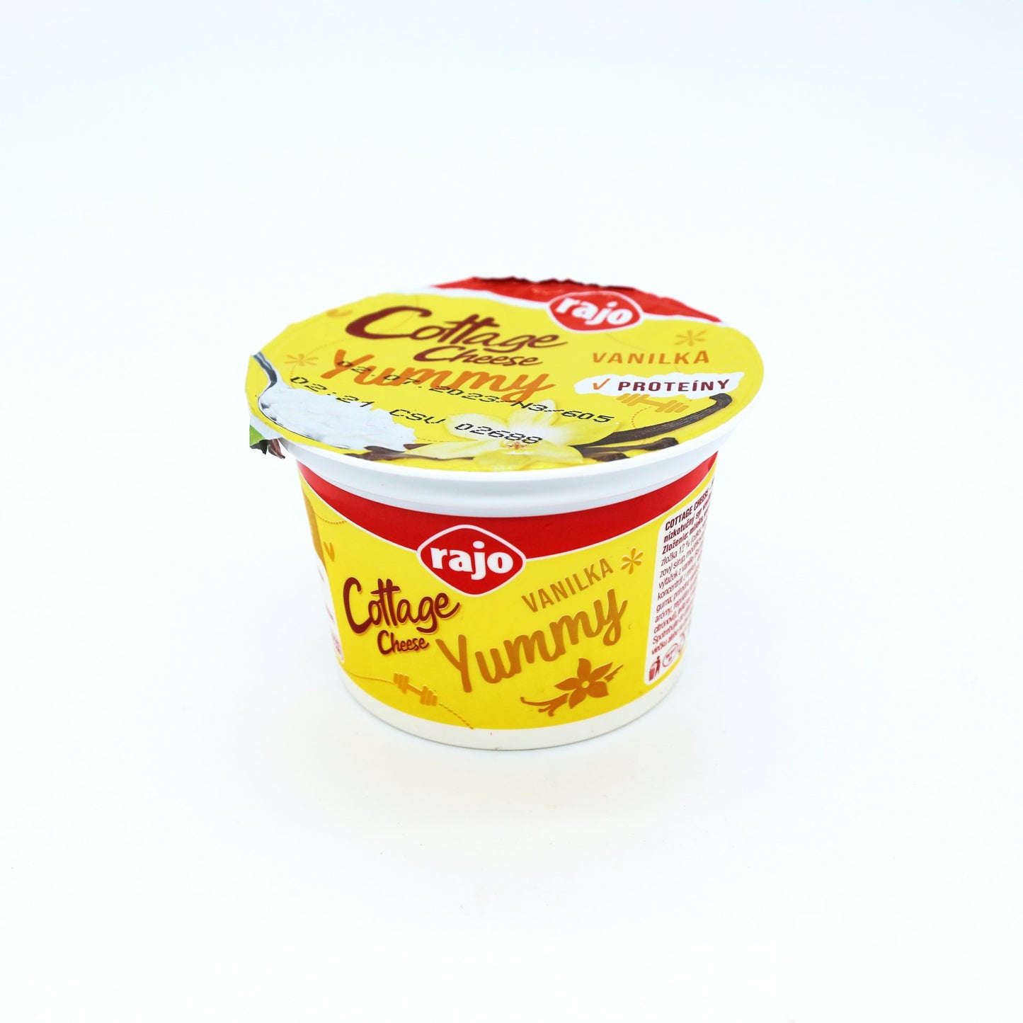 Cottage cheese Rajo Yummy Vanilka 180g.
