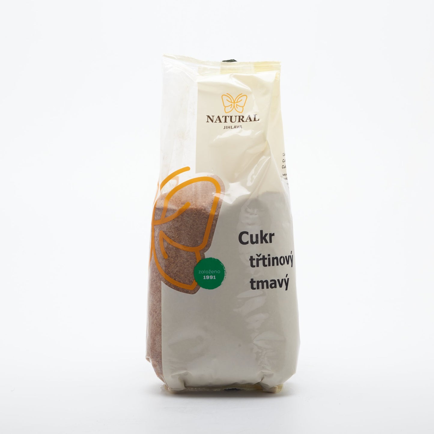 Cukor trstinový tmavý 1000g.