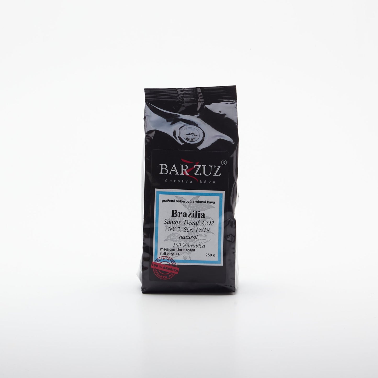 Barzzuz Decaf Brazília Santos 250g.