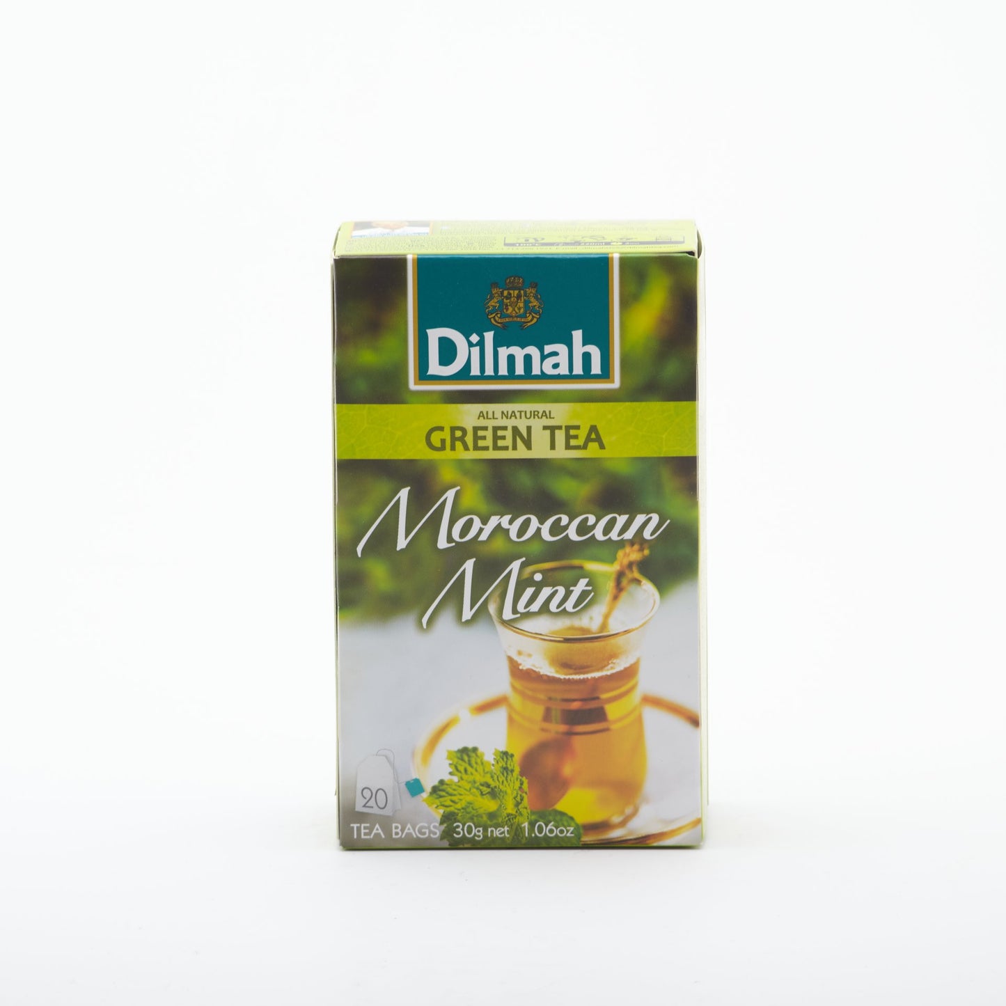Dilmah green tea moroccan mint 30g.