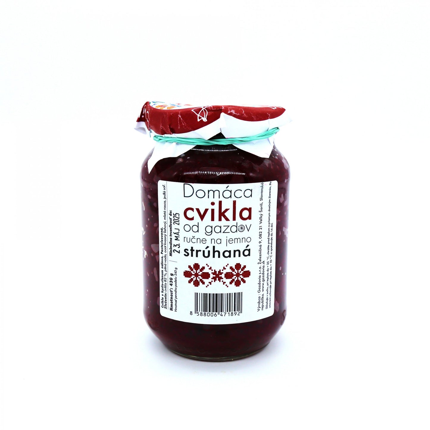 Domáca cvikla od gazdov 430g.