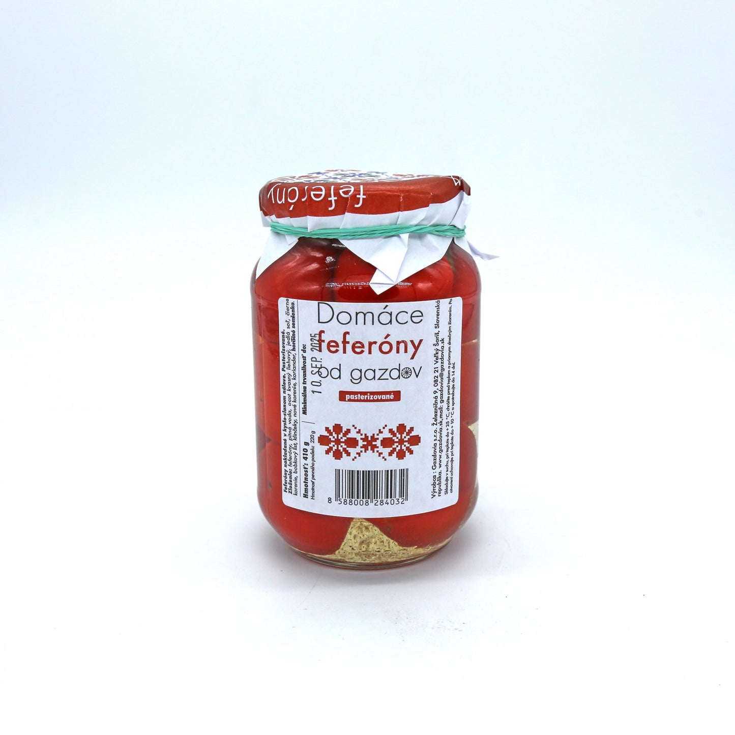 Domáce feferóny od gazdov 410g.