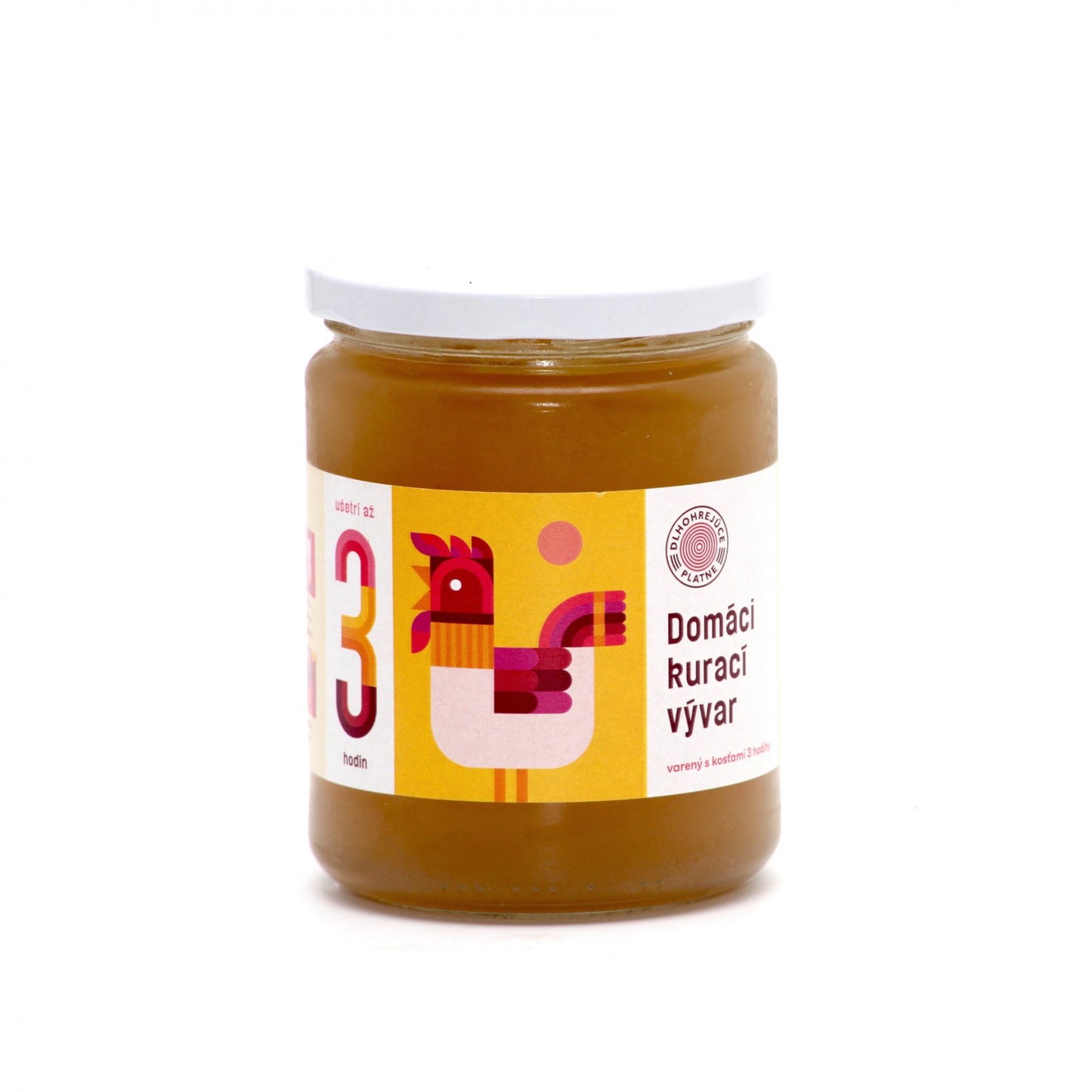 Domáci kurací vývar 450ml.