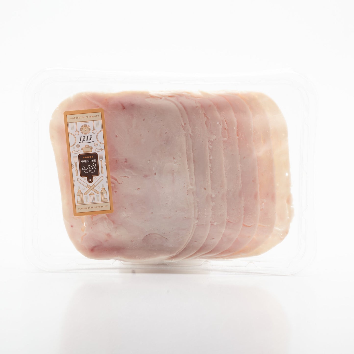 Remeselná šunka z kuracích pŕs plátky. 100g