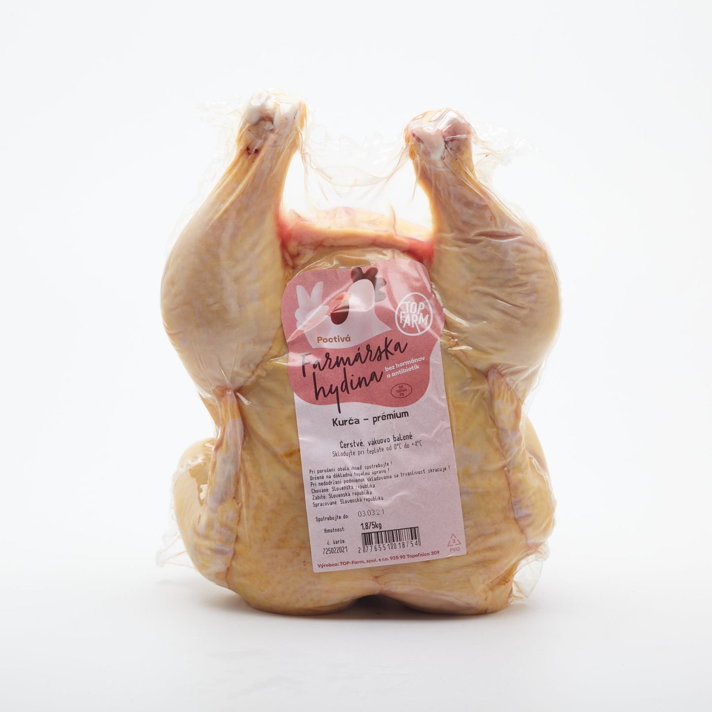 Farmárske kura prémium. kg