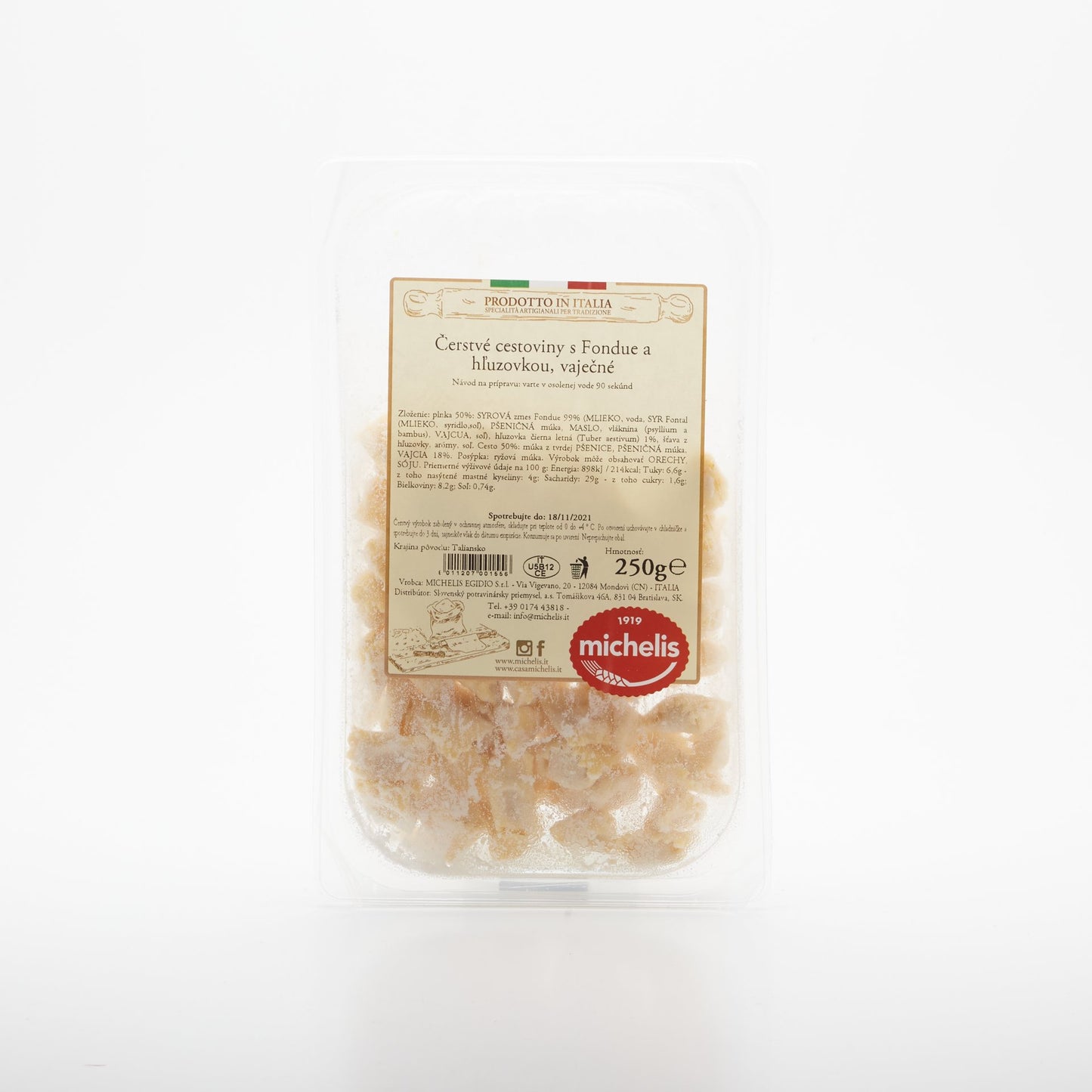 Cestoviny s fondue a hľuzovkou 250g.