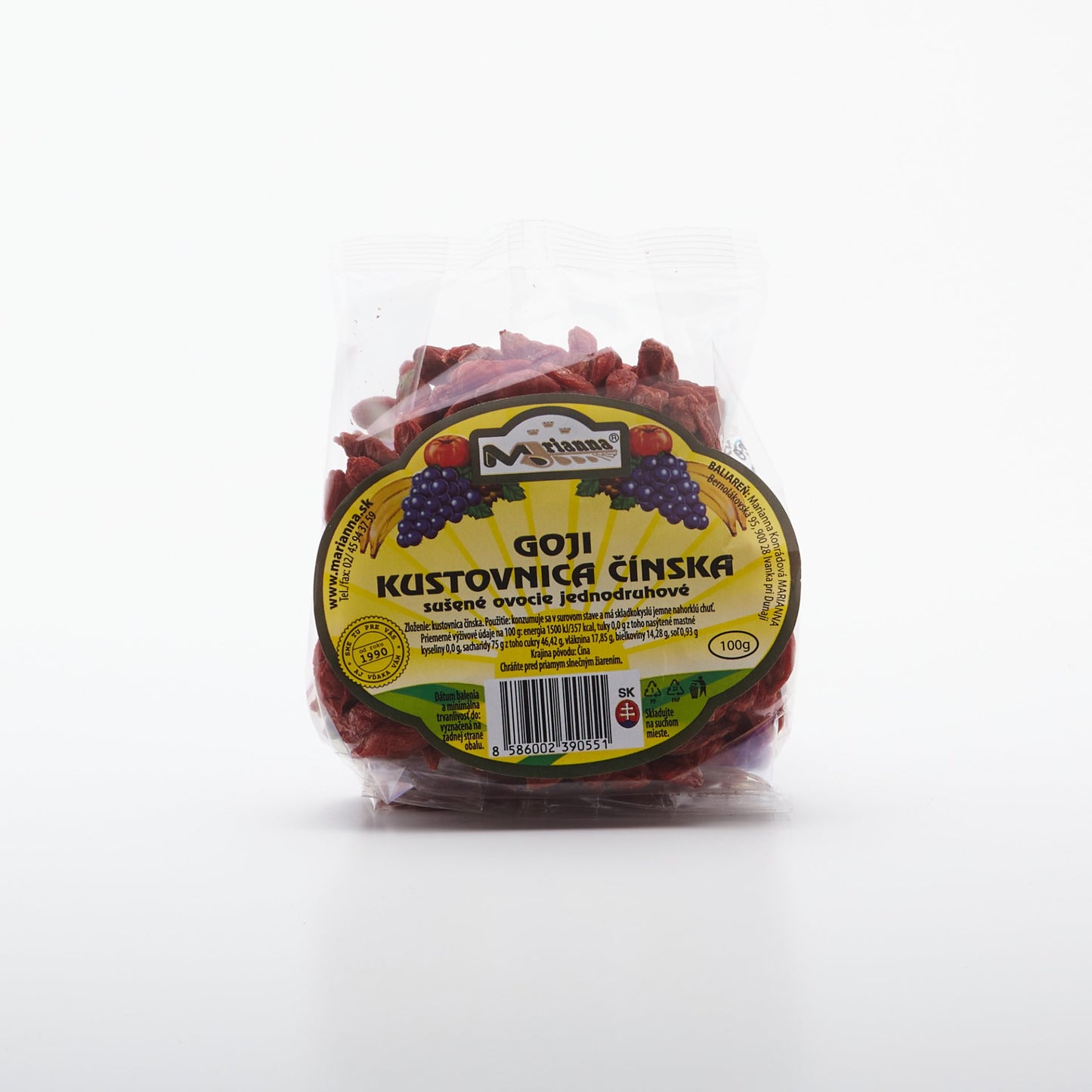 Goji kustovnica čínska 100g.