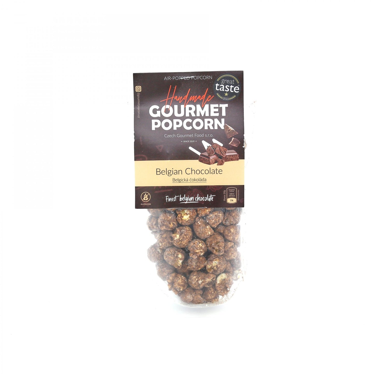 Gourmet Popcorn Belgická čokoláda 75 g.