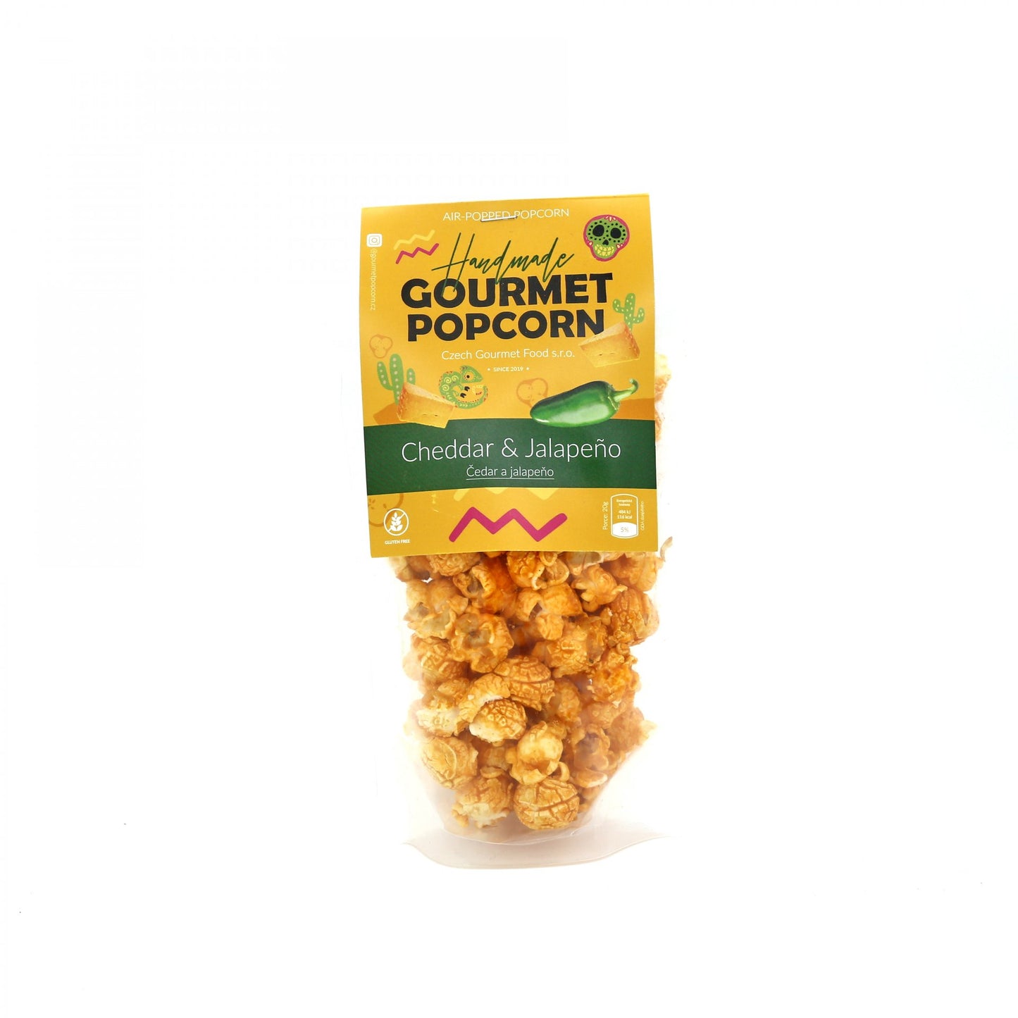 Gourmet Popcorn Čedar a jalapeňo 42g.