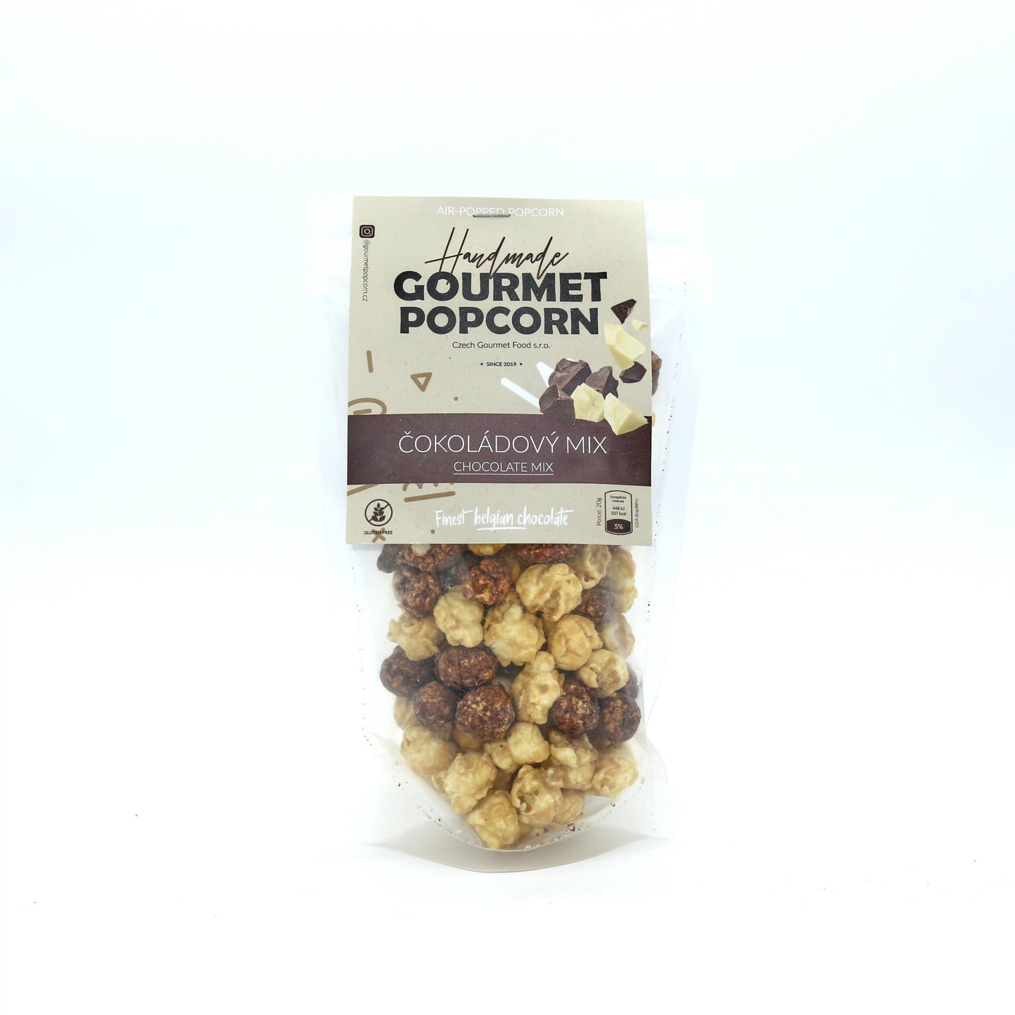 Gourmet Popcorn Čokoládový mix 75g.