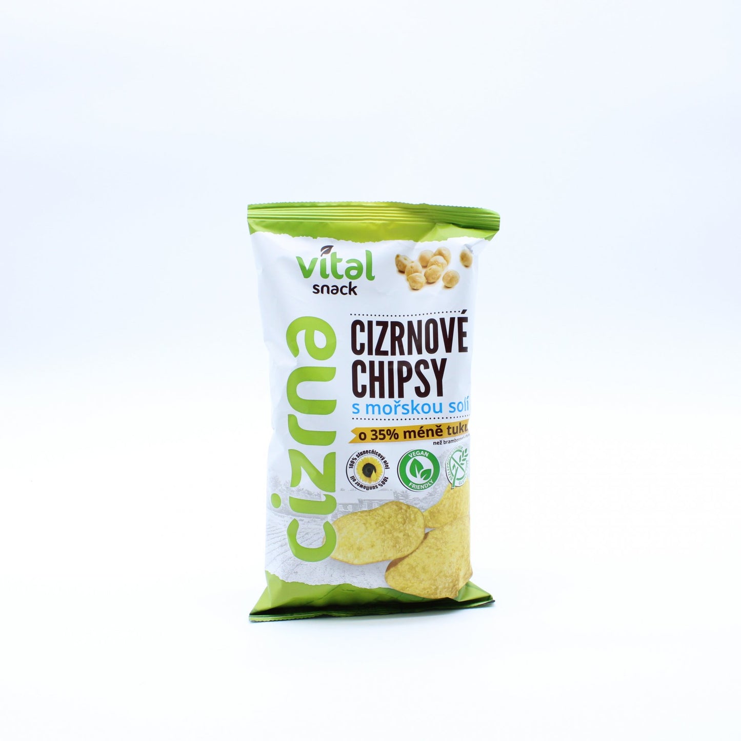 Hummus chips with sea salt 65g.