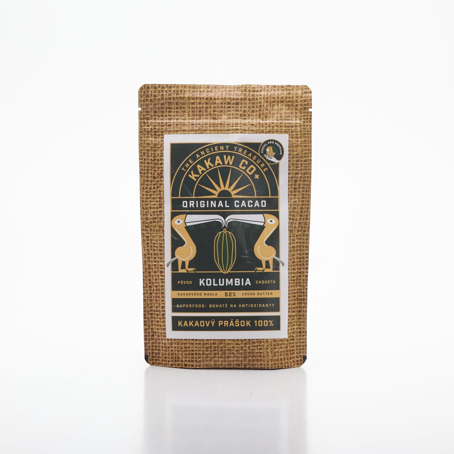 Kakaový prášok 100% cr.kolumbia 100g.