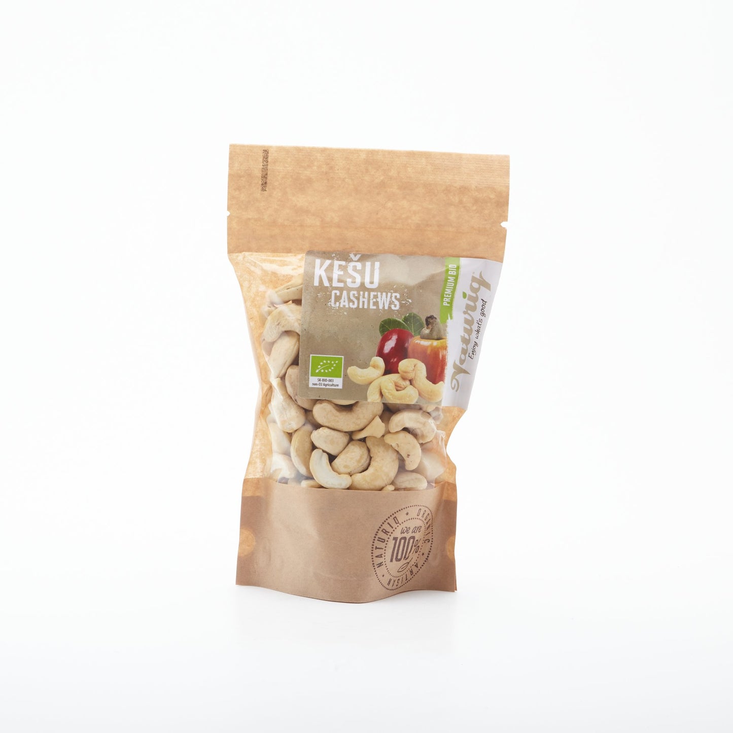 BIO Kešu orechy Premium 150g.