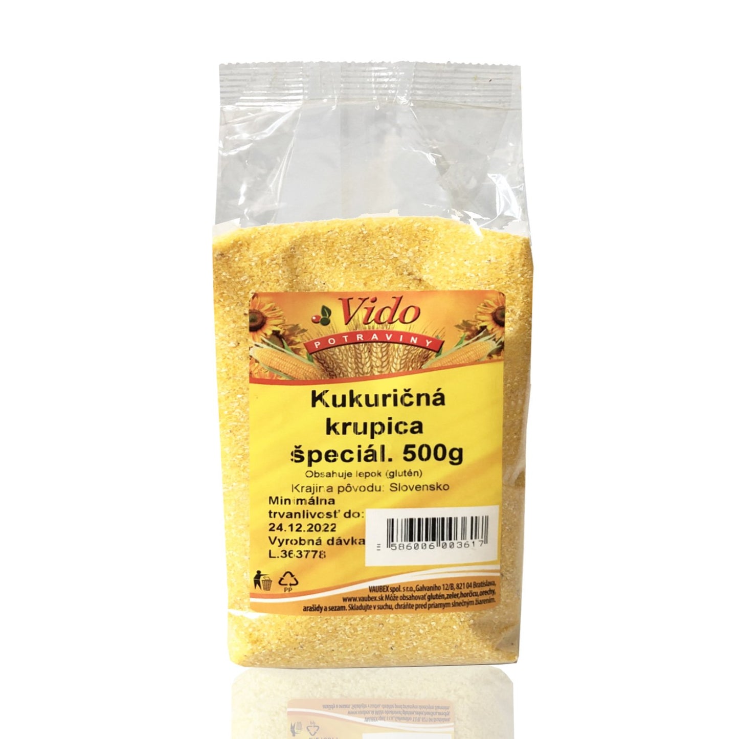 Kukuričná krupica 500g.