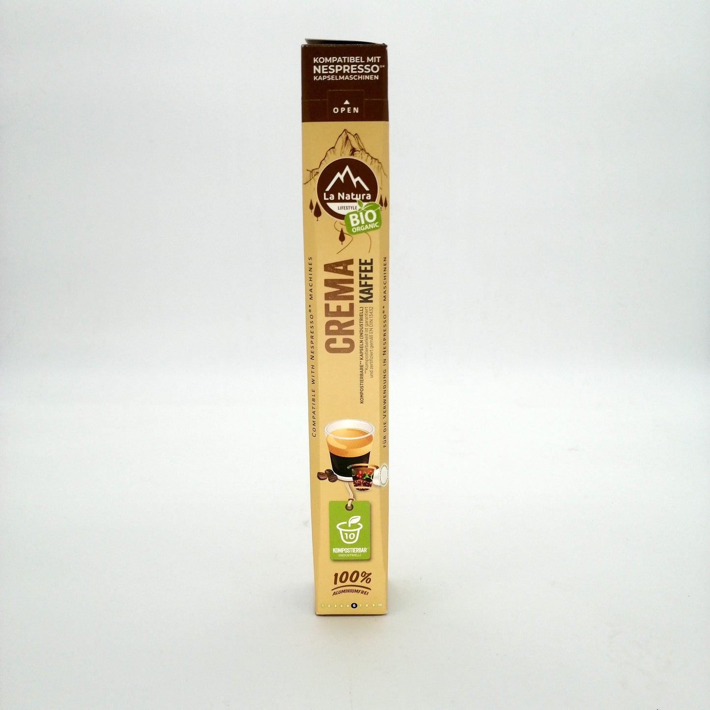 La Natura BIO Coffee CREMA Coconut 10ks.