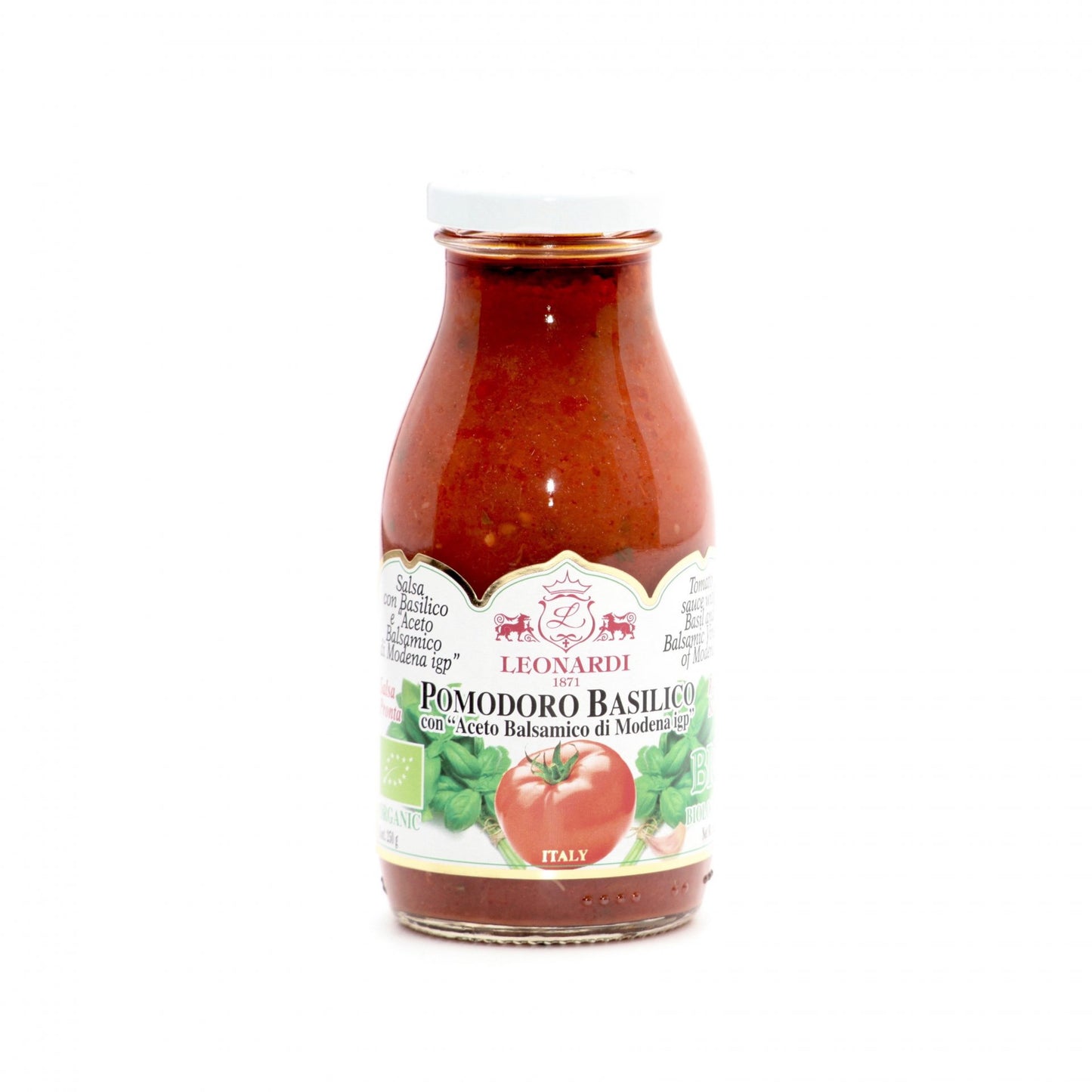 BIO Paradajková omáčka s bazalkou 250g.