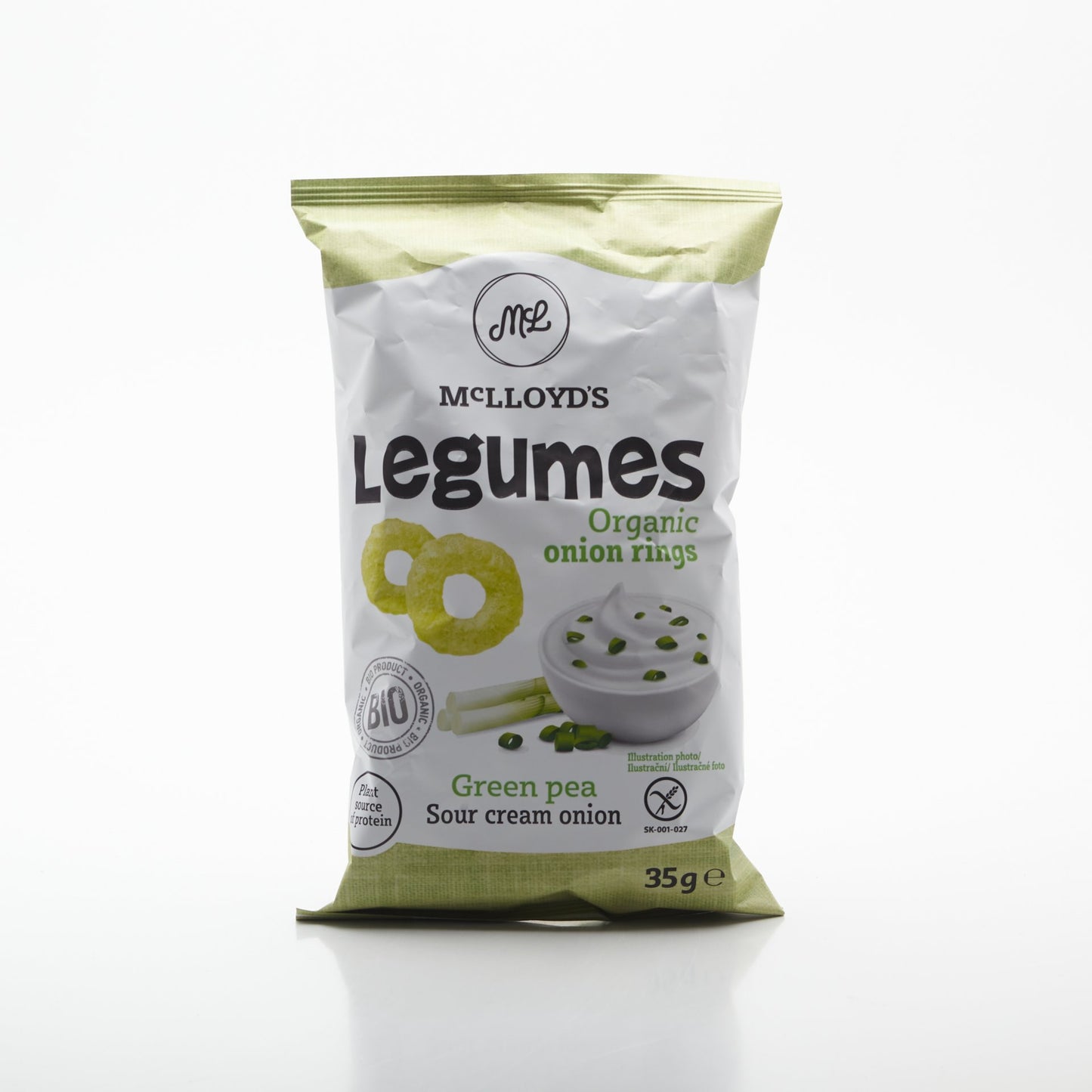 BIO Legumes hráškové so smotanou 35g.