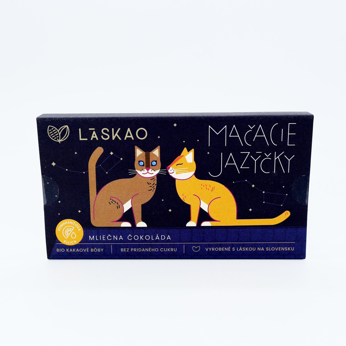 Mačacie jazýčky s pomarančom 80g.