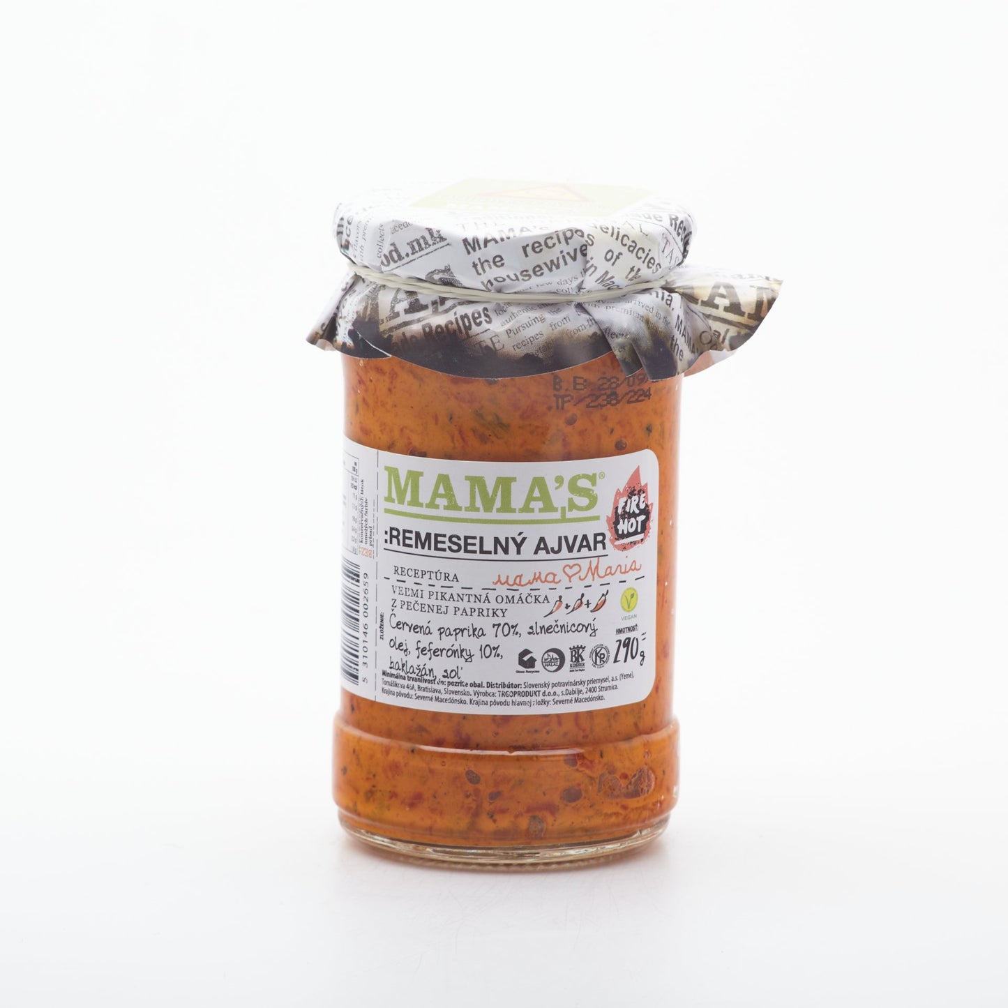 Mama´s ajvar extra pálivý 290g.