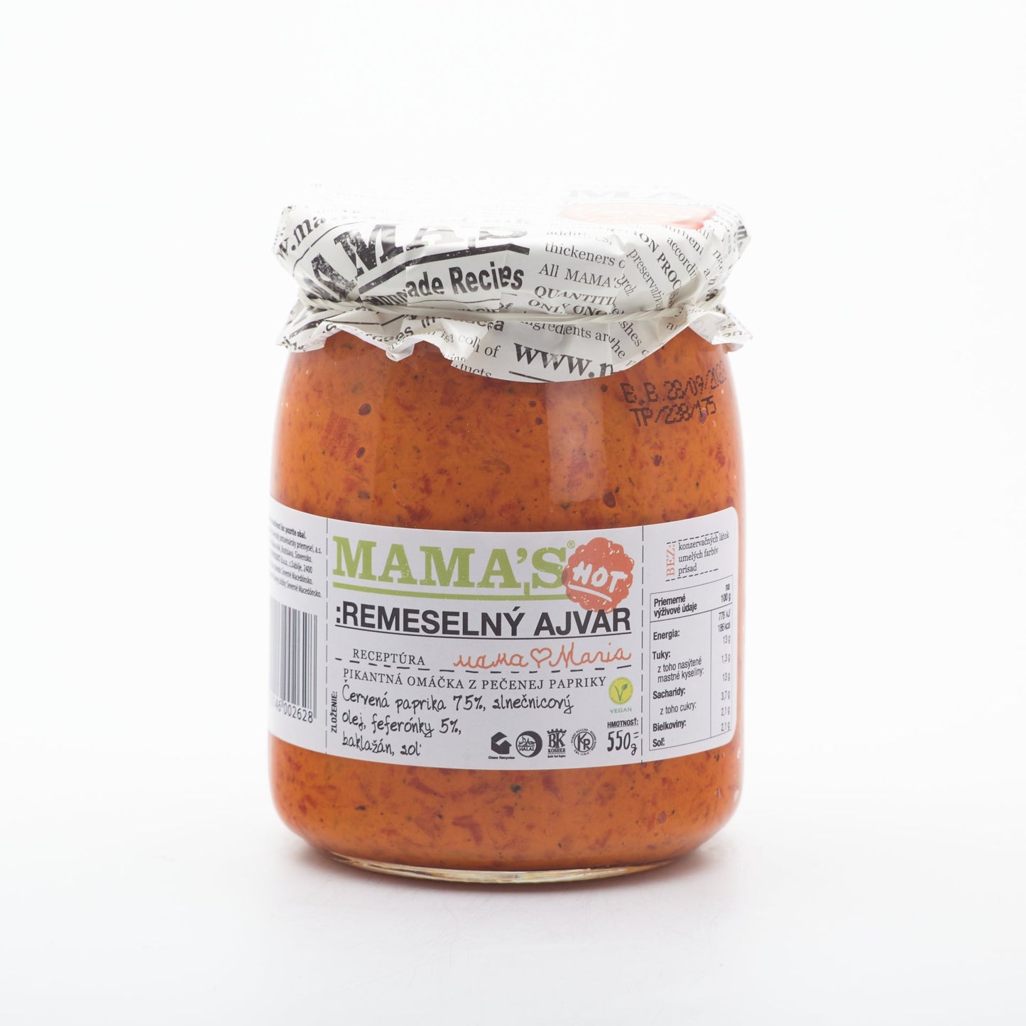 Mama´s ajvar pálivý 550g.
