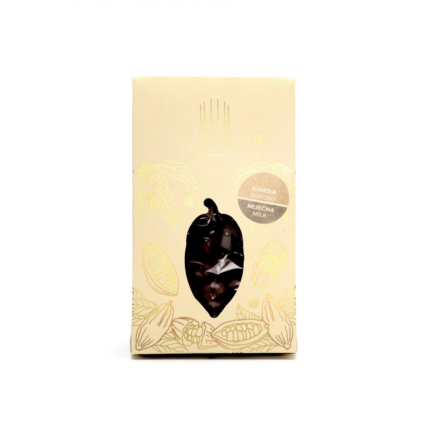 Mandle v mliečnej čokoláde 200g.