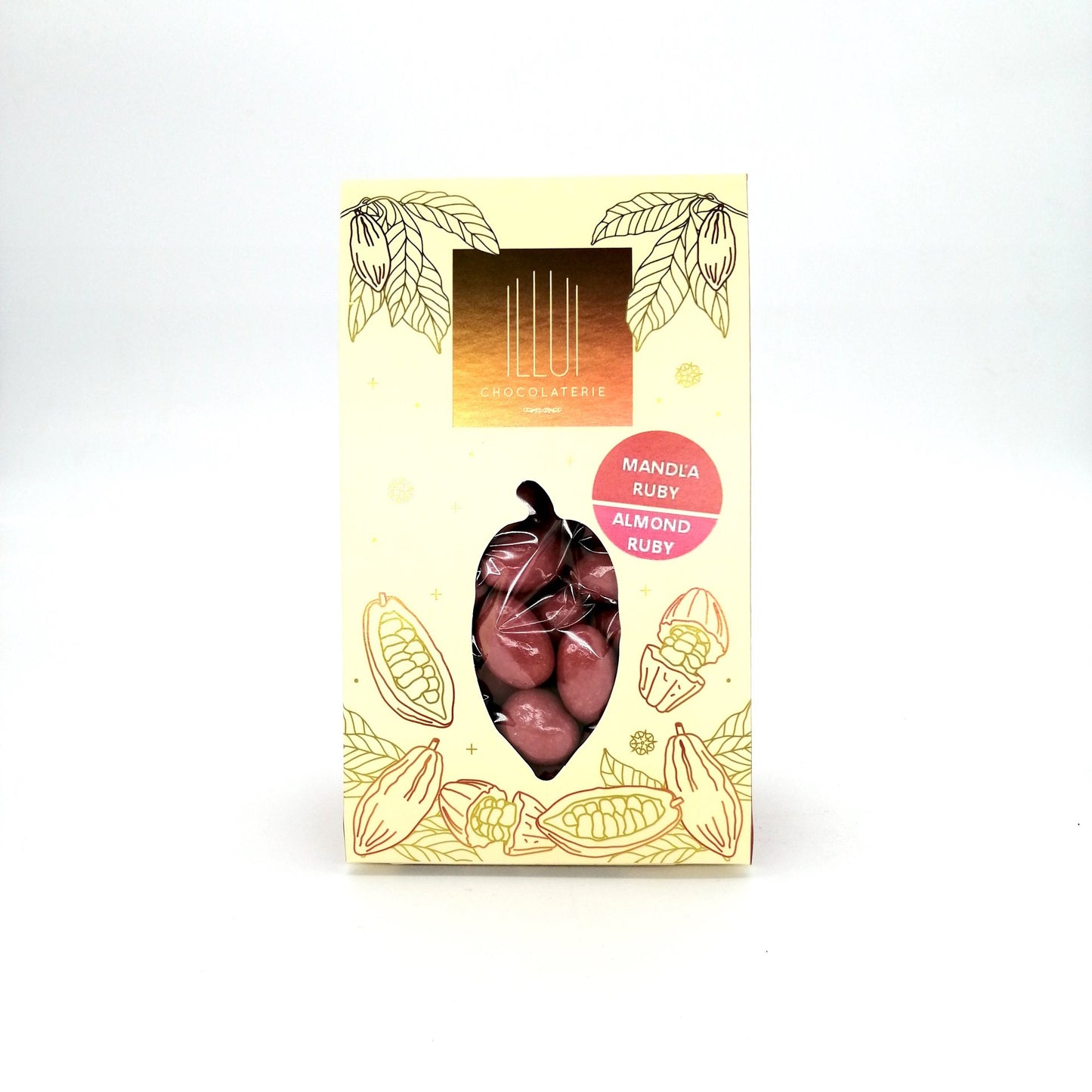 Mandle v RUBY čokoláde 200g.