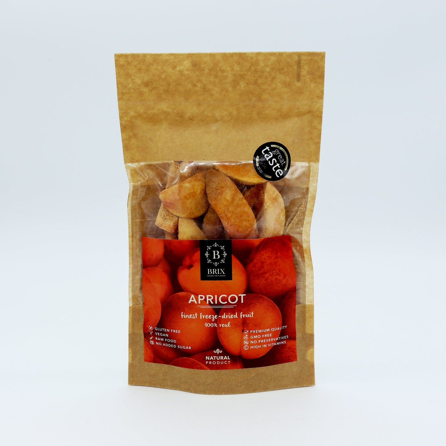 Mrazom sušená marhuľa 25g.