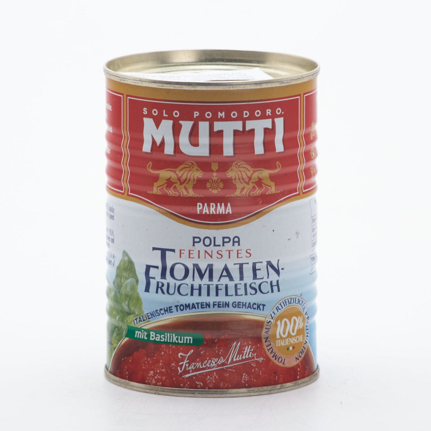 Polpa di pomodoro al basilico 400g.