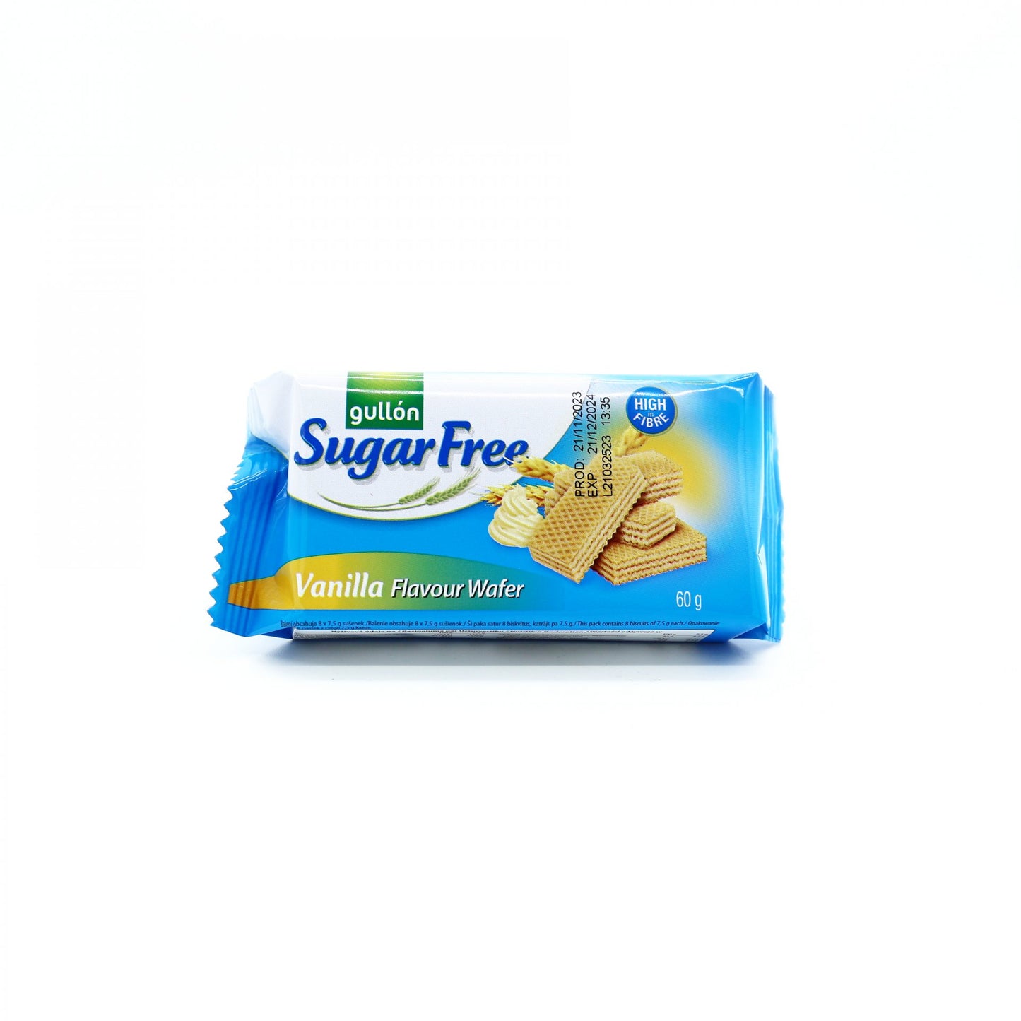 Oplátky Vanilla wafer bez cukru 60g.
