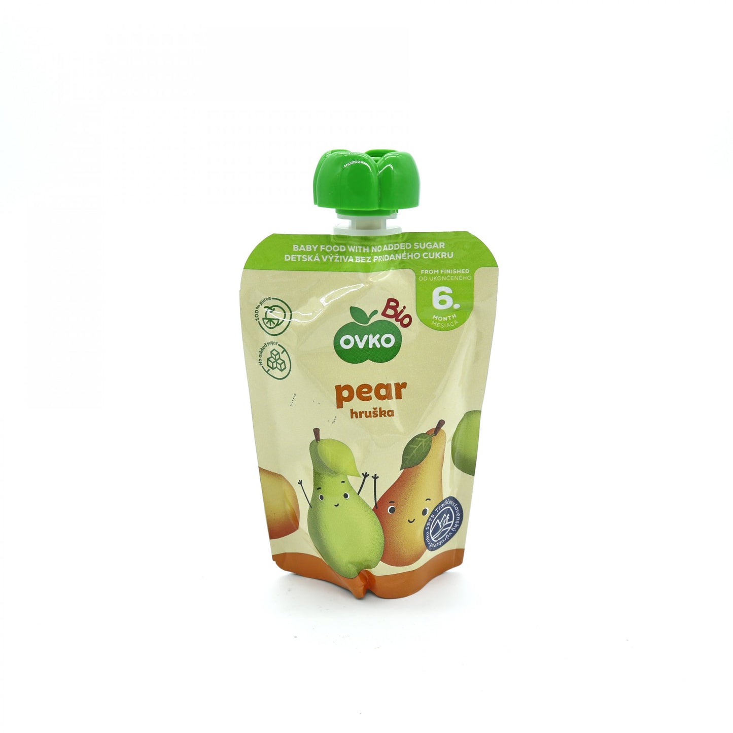OVKO BIO ovocné pyré hruška 90g.