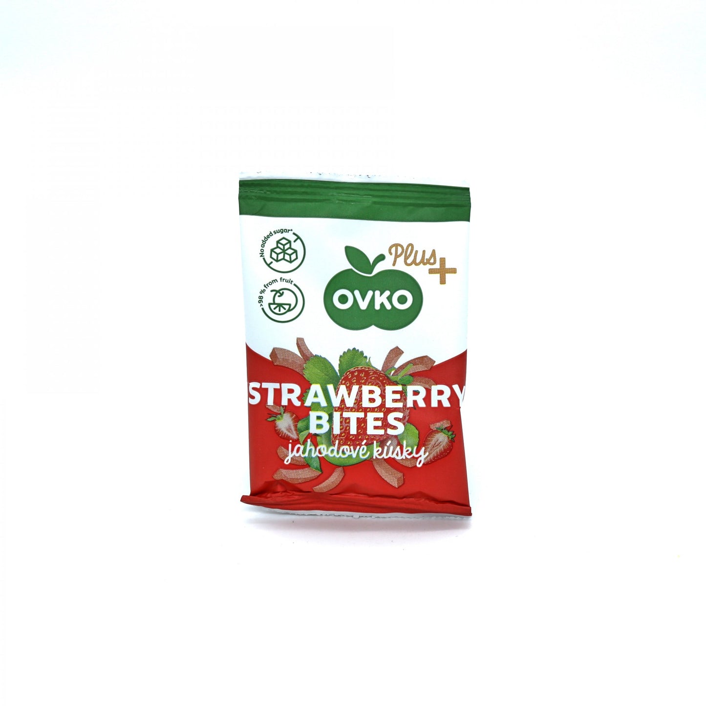 OVKO Plus ovocné kúsky jahodové 16 g.
