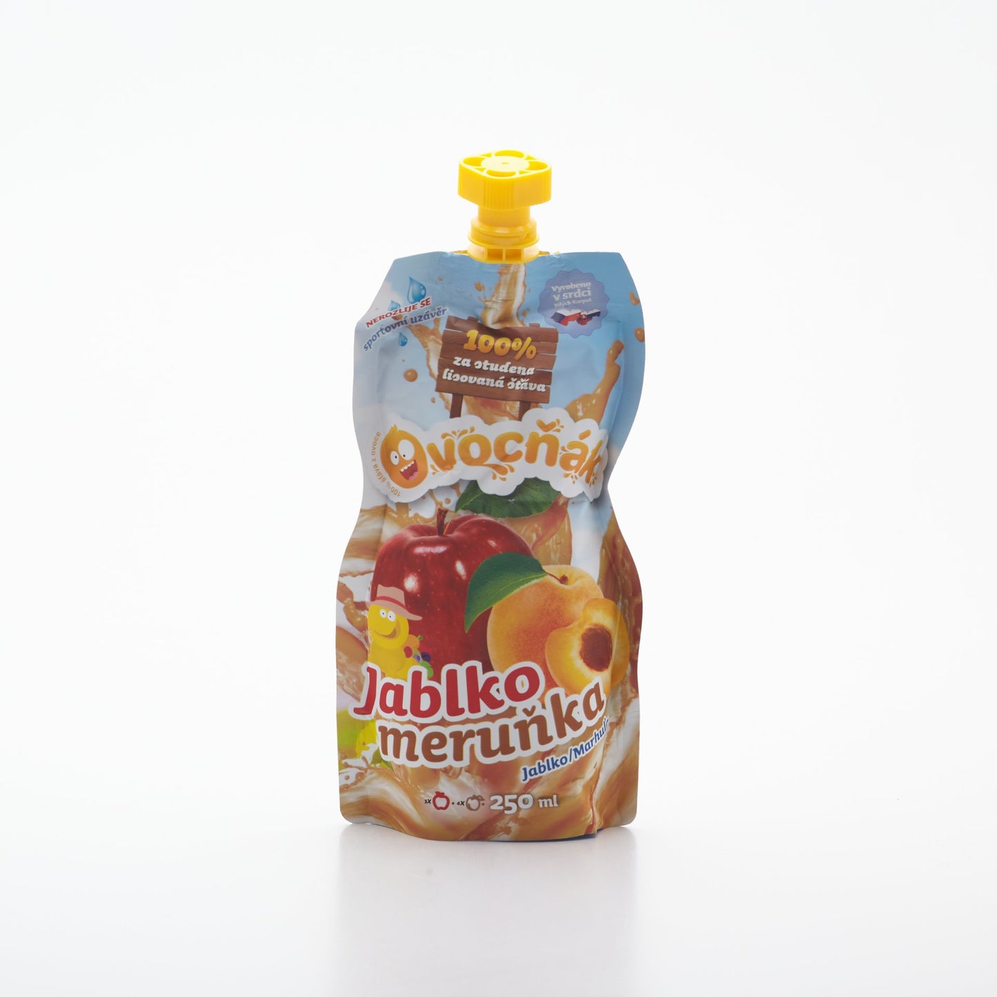Ovocňák mušt jablko marhuľa 250ml.