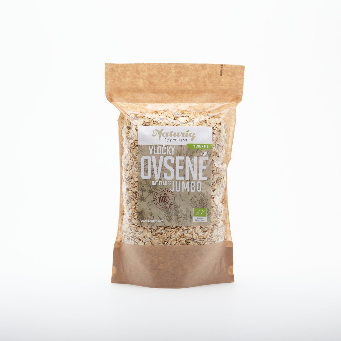 BIO Ovsené vločky jumbo 500g.