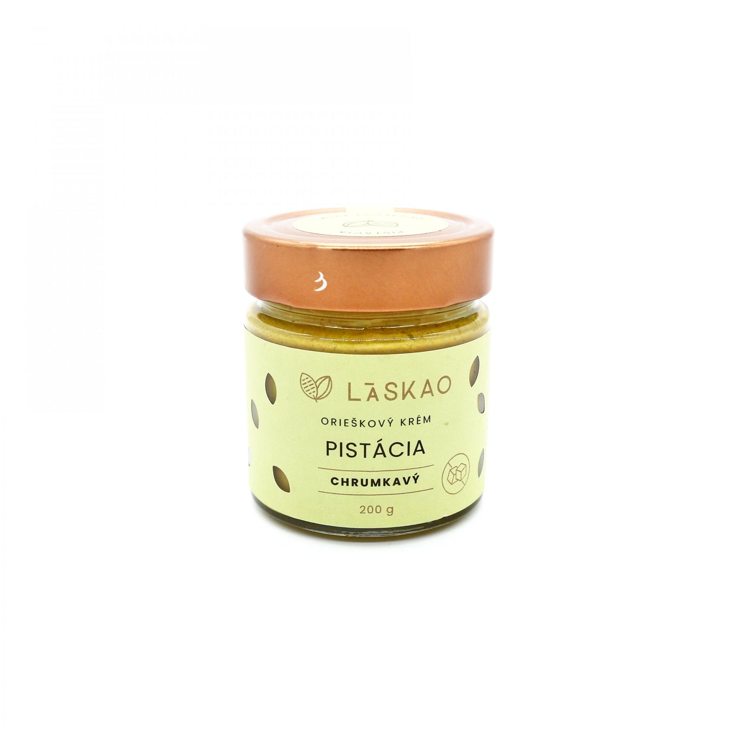 Pistáciový krém bez pridaného cukru 200g.