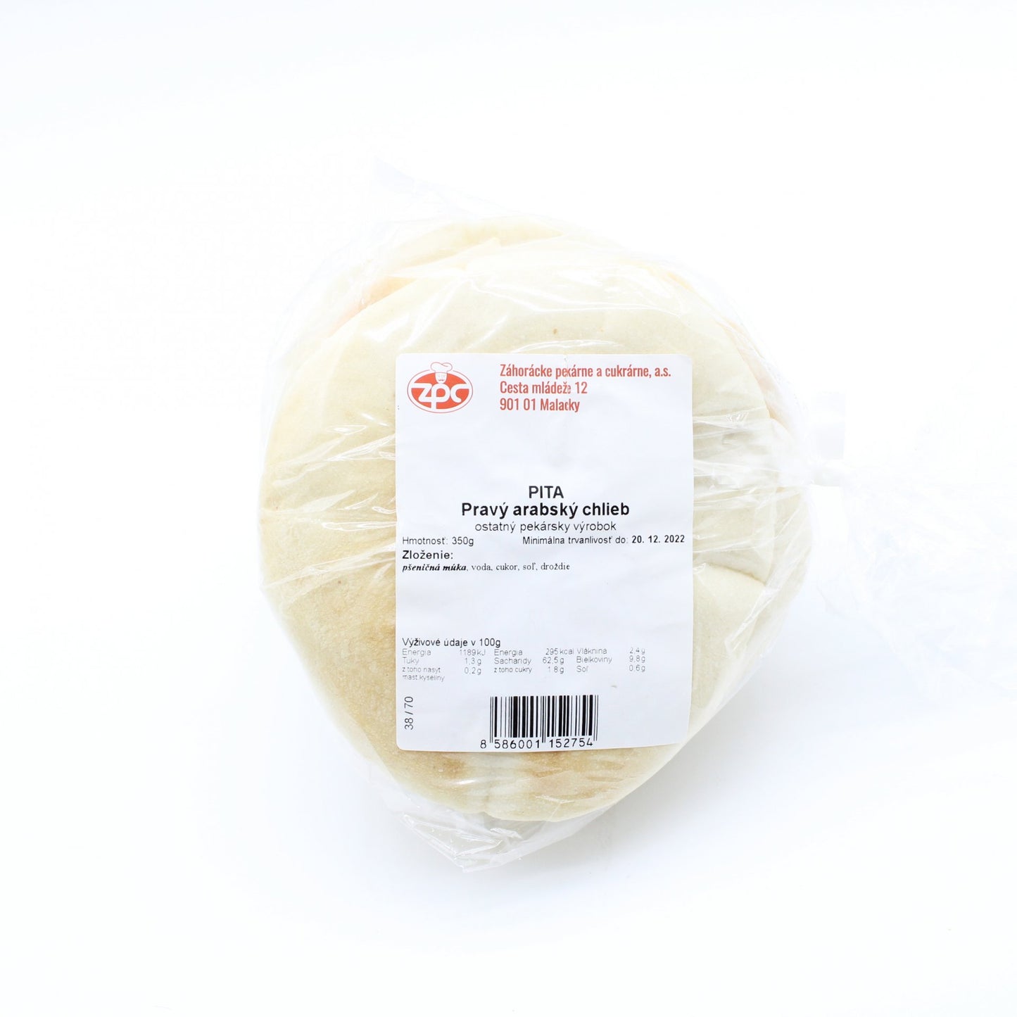 Pita - arabský chlieb 350g.