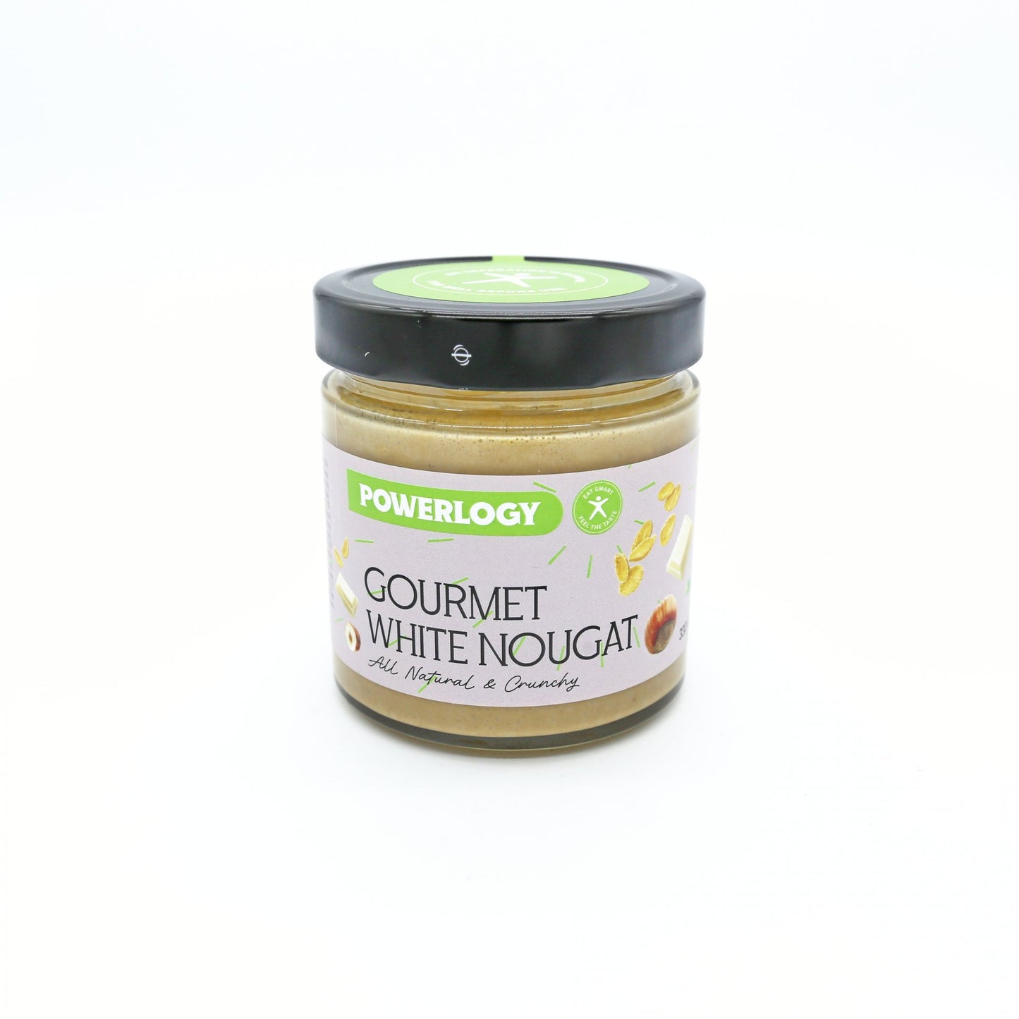 Powerlogy Gourmet White Nougat 330g.