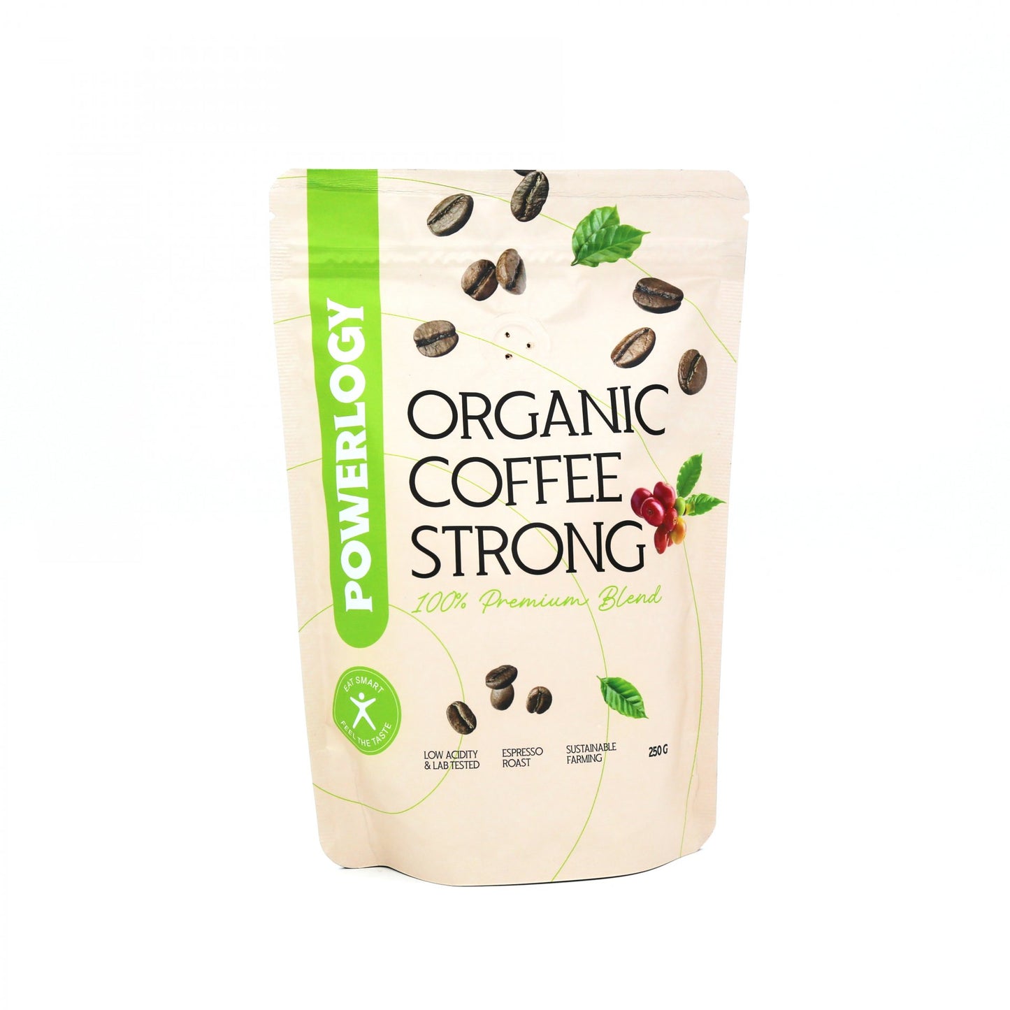 Powerlogy Organic Coffee Strong 250g.