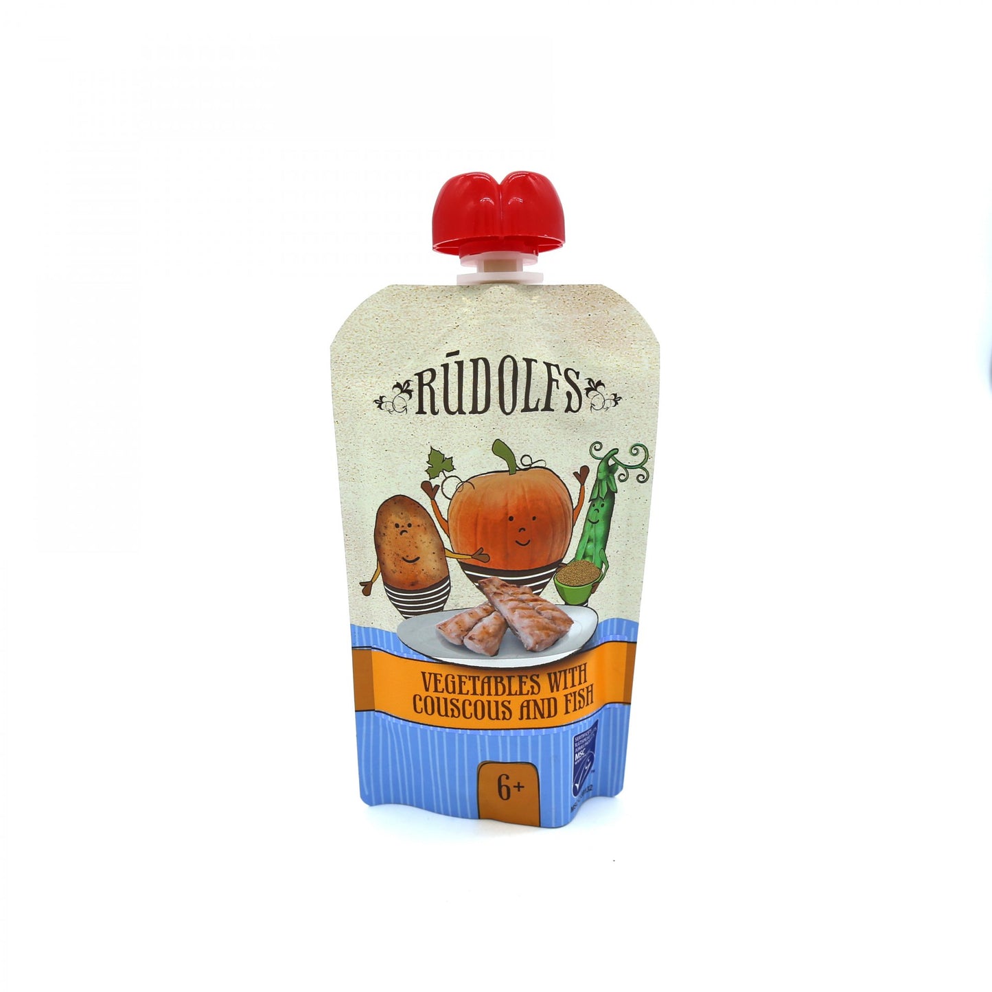 Pyré Zelenina, Kuskus a Ryba 110g.