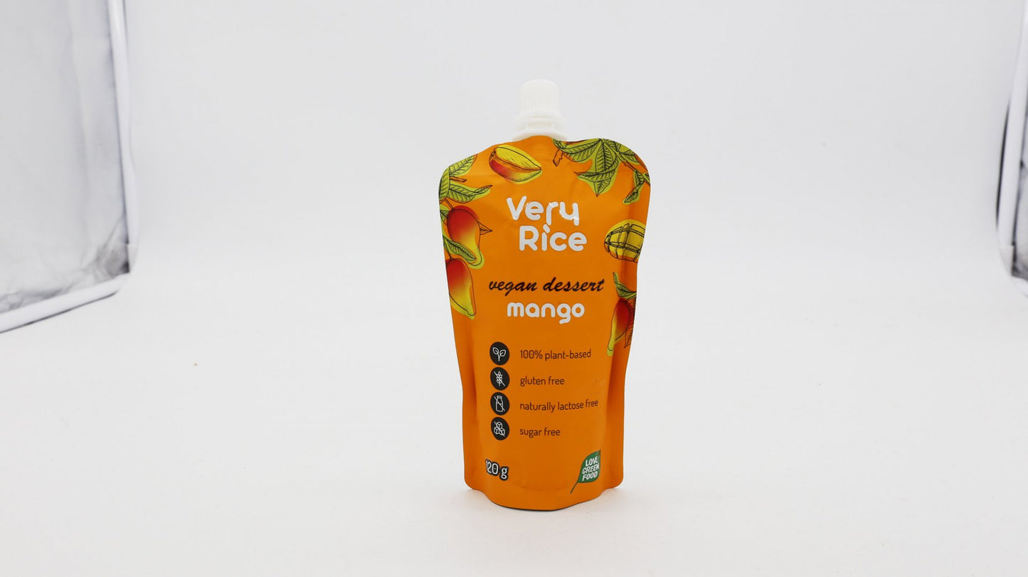 Rastlinný ryžový jogurt s mangom 120g.